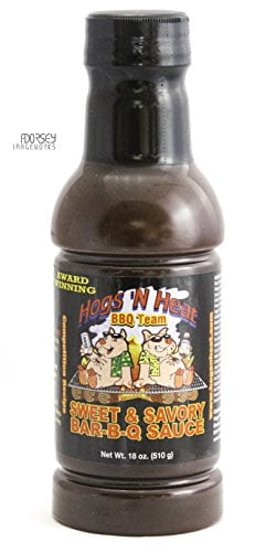 Hogs 'N Heat Sweet & Savory Bar-B-Q Sauce, 18 Ounces