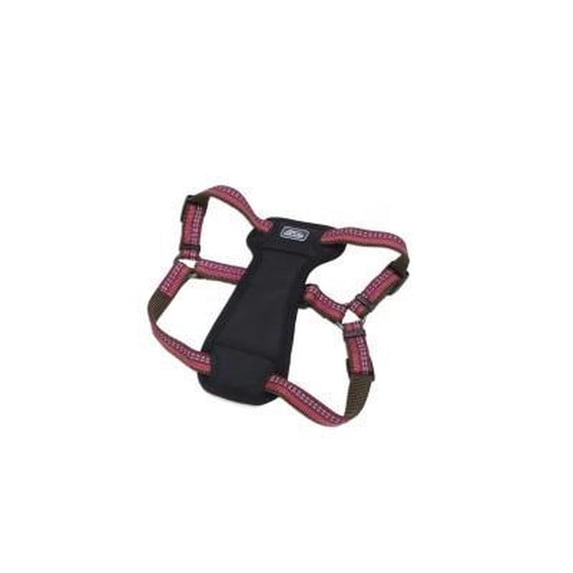K9 Explorer Reflective Adjust Dog Harness 1"x 30" Berry
