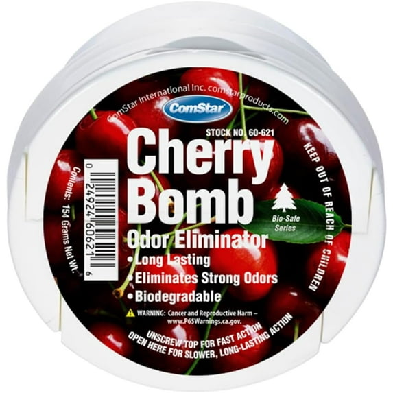 ComStar Cherry Bomb, Cherry-Scented Gel Cup, Works Fast To Eliminate Unwanted Odors, Biodegradable, Great For Commercial, Industrial, Residential, Healthcare Buildings, Made In USA, 8 Ounces (60-621)