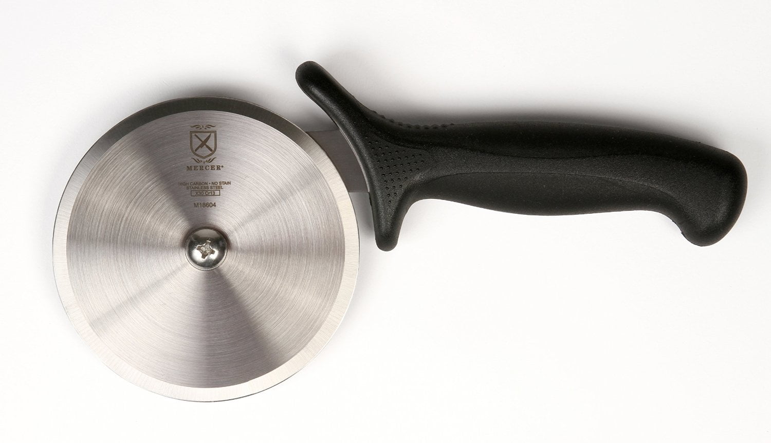 Mercer 4" Black High-Carbon Steel Pizza Cutter
