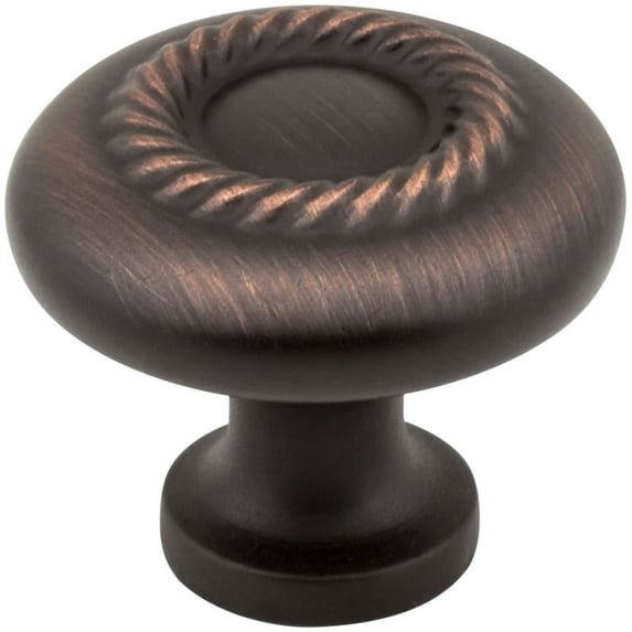 Jeffrey Alexander Lenoir 1-1/4 Inch Diameter Dark Brushed Antique Copper Cabinet Knob Z117-DBAC