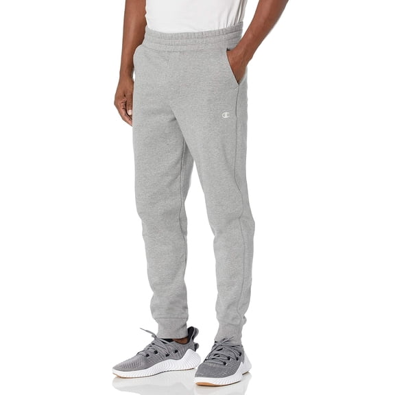 Champion Authentic Originals Men's Sueded Fleece Jogger Sweatpants , Oxford Gray ,Small