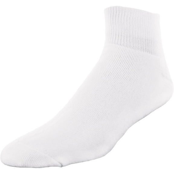 Sof Sole Comfort Quarter Socks 6-Pack - Medium - White