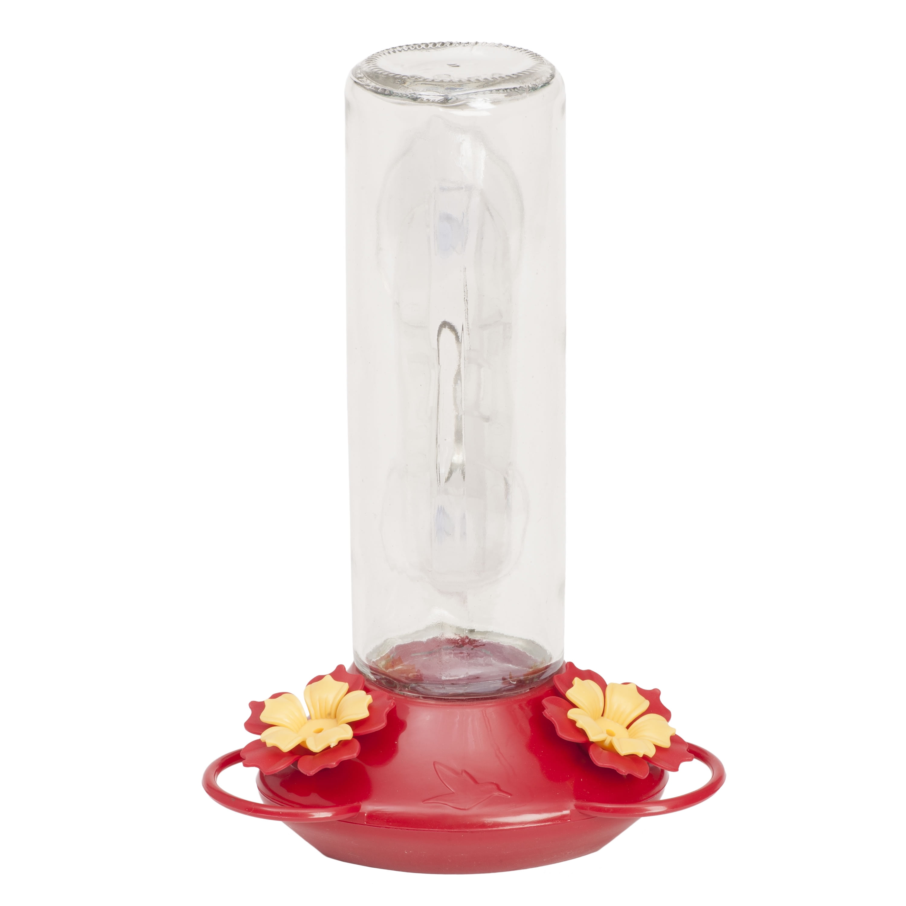Perky-Pet Red Window Mounted Glass Hummingbird Feeder - 14 oz Capacity