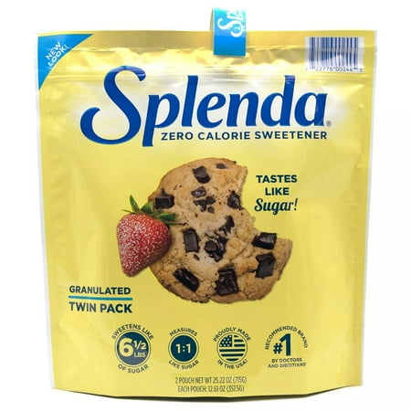 SPLENDA Granulated Sweetener Twin Pack 12.6 oz. 2 Pk. Safe for Diabetes