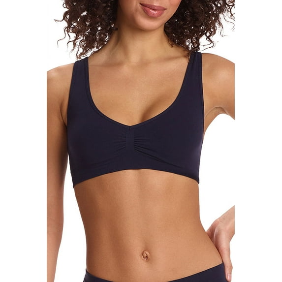 commando® womens Ballet Body Bralette, S/M, Black