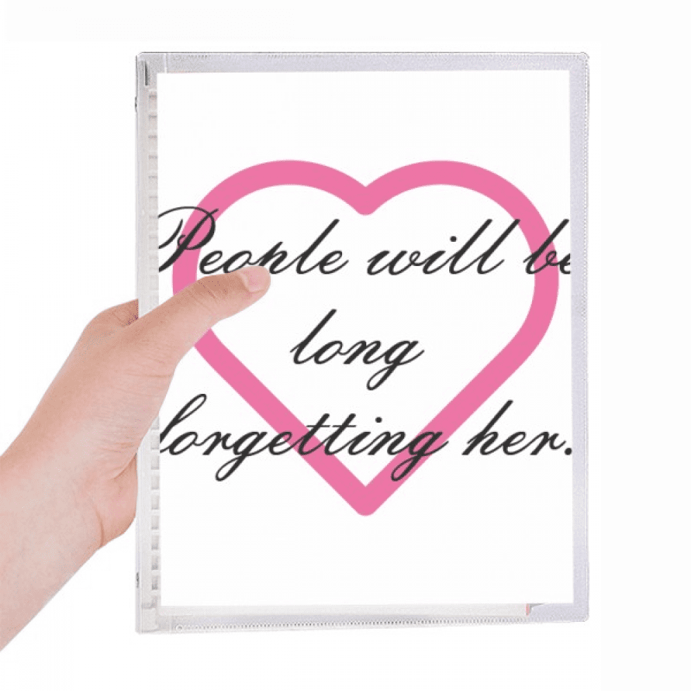 commemorate forgetting english feelings notebook loose diary refillable journal statiry