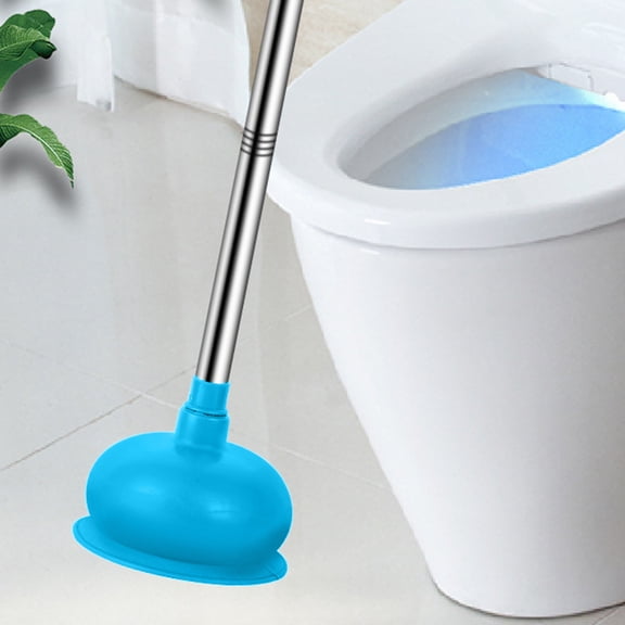 commode Plunger for Household Use, Rubber Plunger with Heavy Duty Suction Cup, stream Unclogger implement for Kitchen Sink and Bathroom commode Blockage