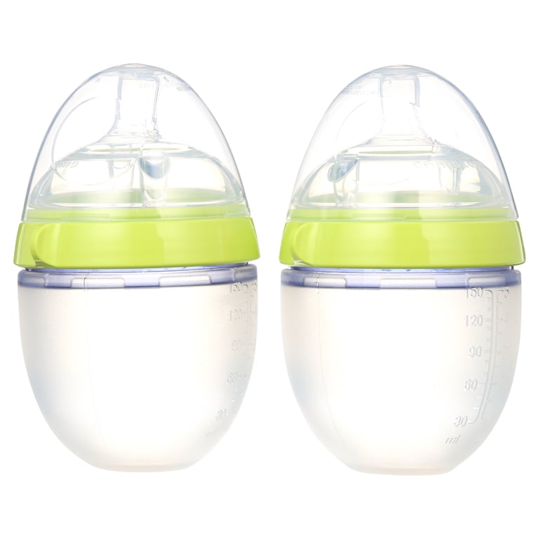 comotomo Baby Bottle, 5oz, Green, Pack