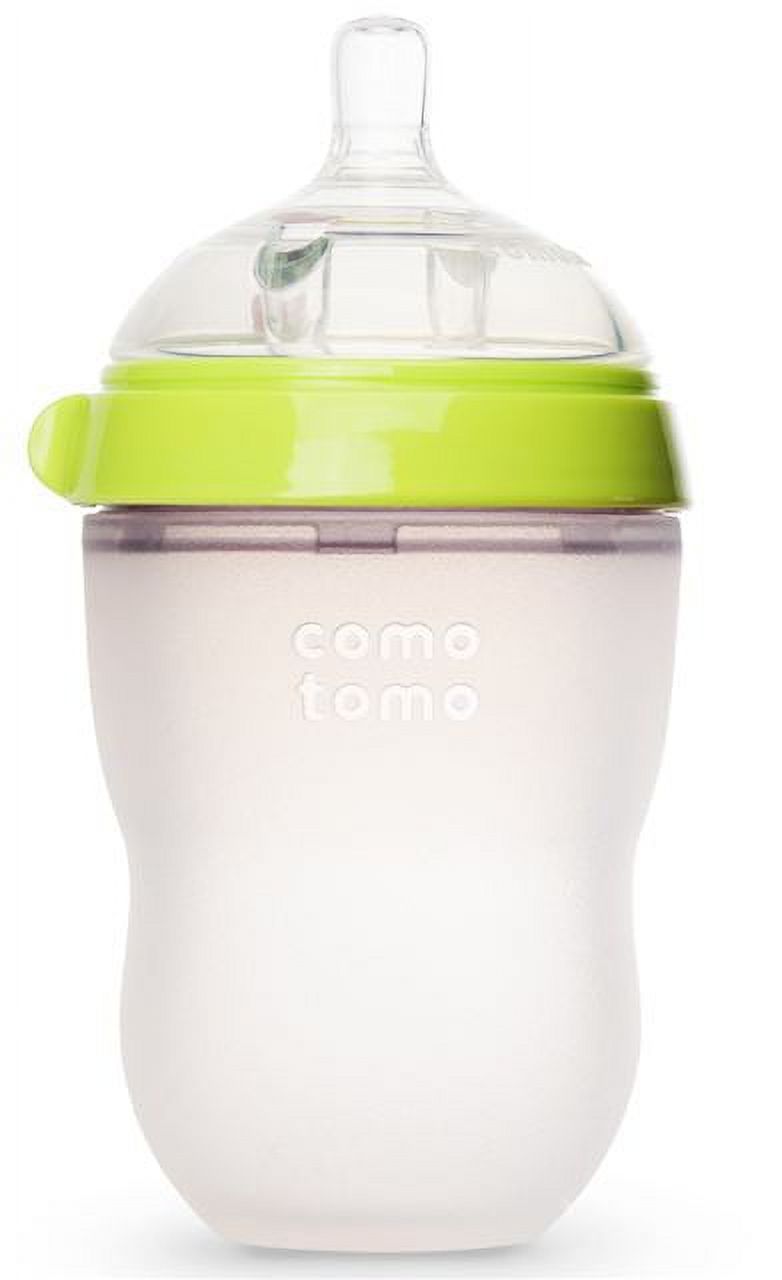comotomo Natural Feel 8 oz Baby Bottle - Green - image 1 of 2