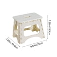 thumbnail image 1 of Compact Stool Compact Folding Stool Portable Outdoor Plastic Chair Foldable Seat forHome Travel Camping Fishing Stool Non-Slip Bottom with Handle Folding Stool, 1 of 6