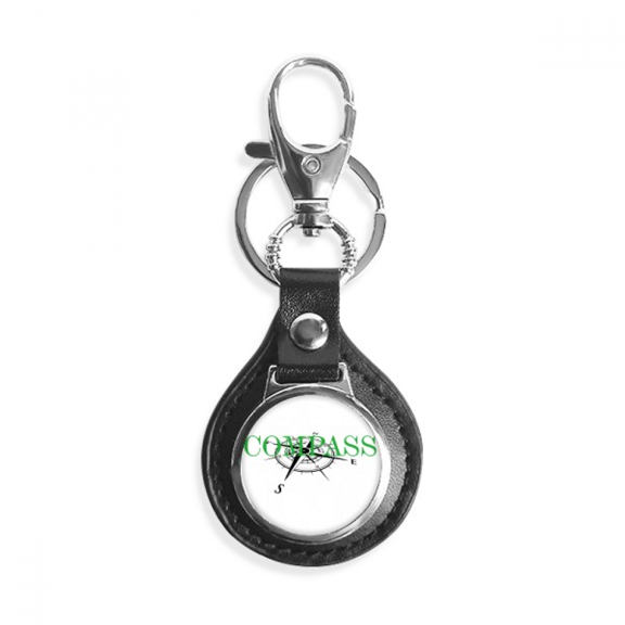 compass tool navigation direction key link chain keyholder finder hook metal