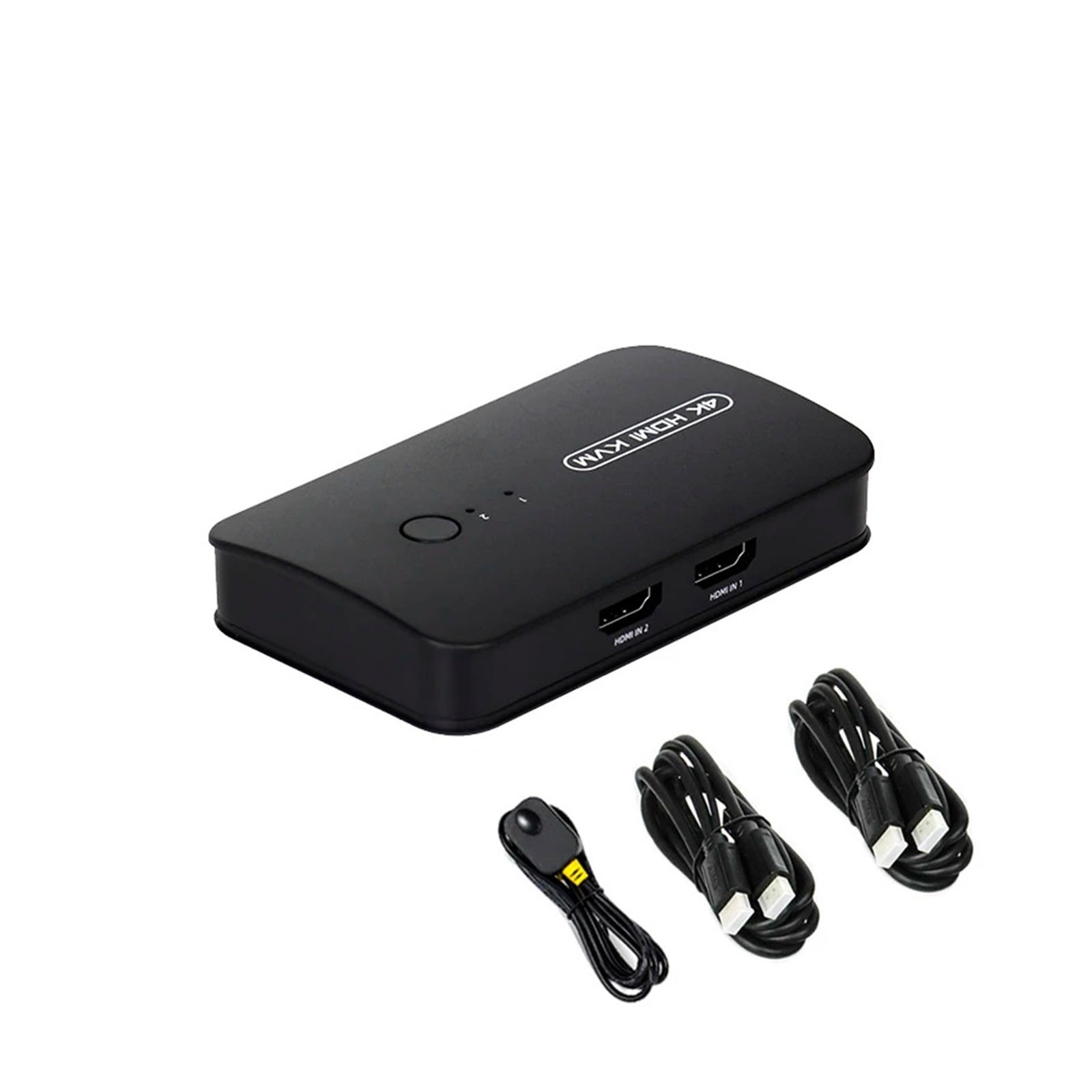 -compatible KVM Switch With Extender 1080p Share 2xUSB Disk Monitor Printer Keyboard Mouse
