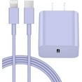 thumbnail image 1 of compatible for iphone 14 13 12 Fast Charger 20W PD USB C Wall Charger with 6FT Fast Charging Cable Compatible compatible for iphone 14/13/12/11/Pro/Pro Max/Mini/Xs Max/XR/X, 1 of 15