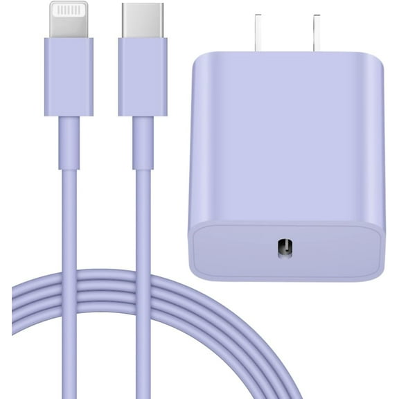 compatible for iphone 14 13 12 Fast Charger 20W PD USB C Wall Charger with 6FT Fast Charging Cable Compatible compatible for iphone 14/13/12/11/Pro/Pro Max/Mini/Xs Max/XR/X