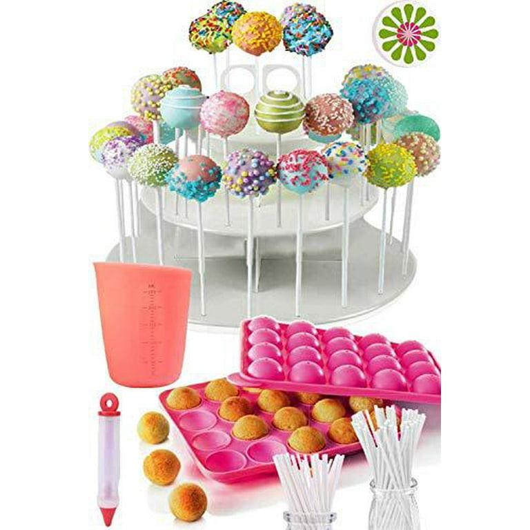 complete cake pop maker kit - jam packed with silicone cakepop