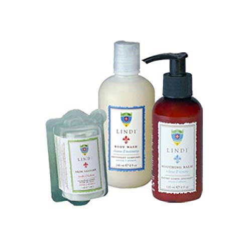 complete radiation collection that includes soothing balm, cooler roll