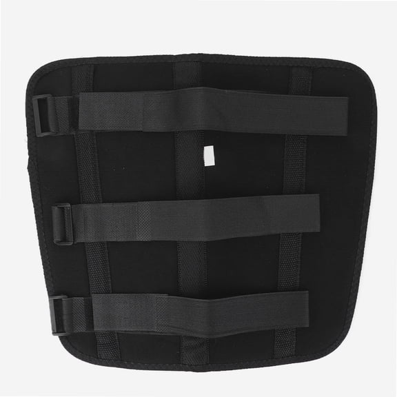 composite fabric + steel plate calf splint, calf calf fixation stabilizer splint tibia and fibula protector calf fracture fixation belt Black