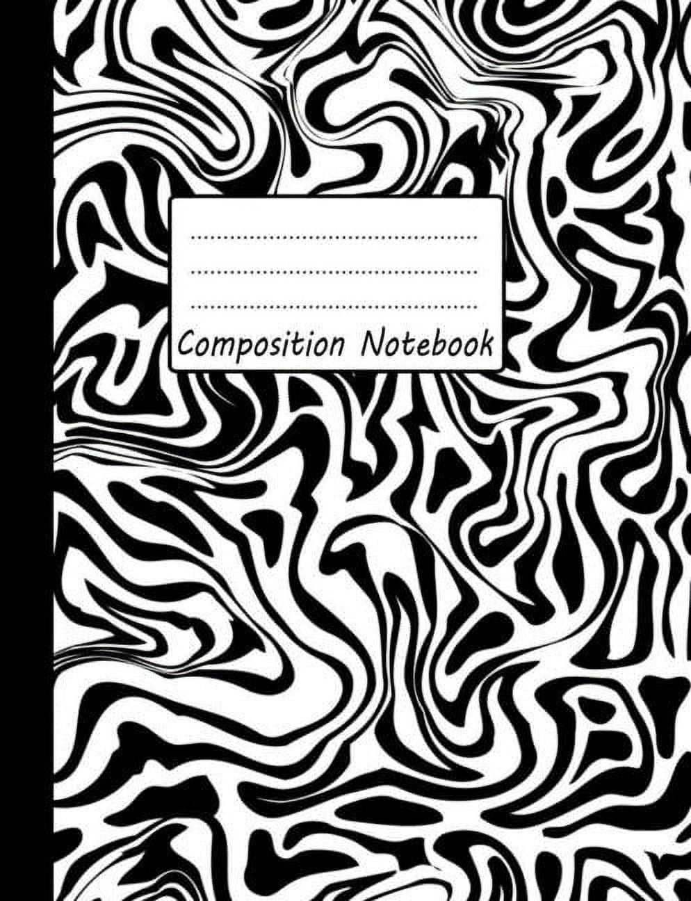 composition notebook Black Marble Composition Notebook Wide Ruled 7