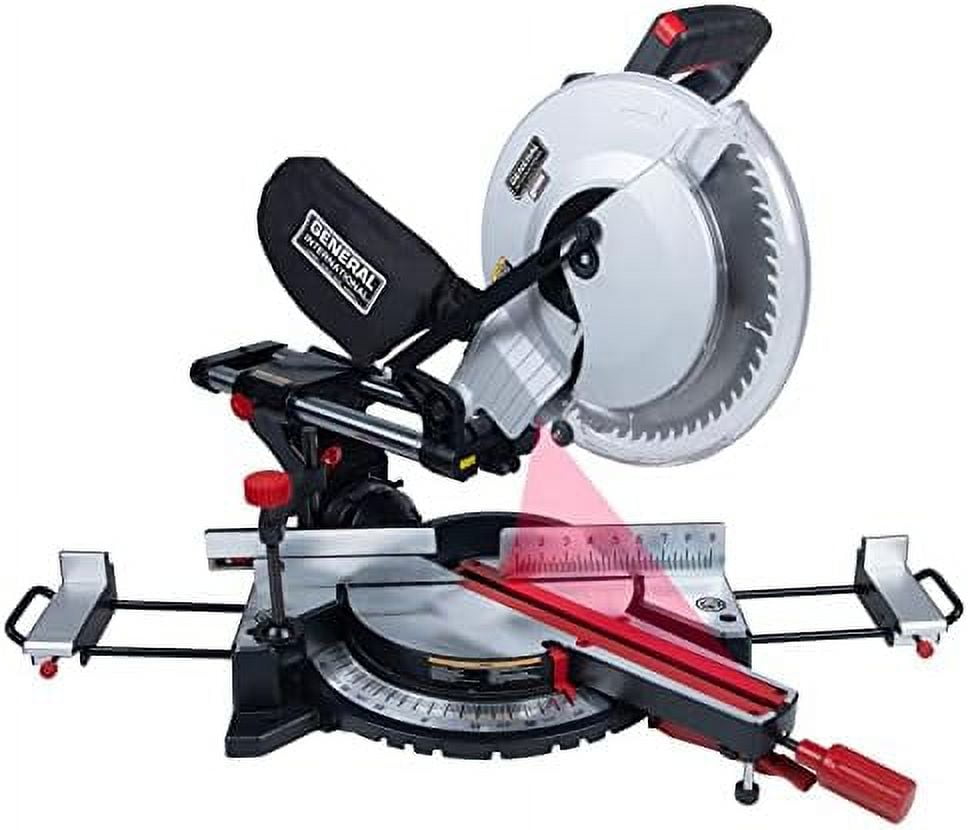 compound sliding miter saw 15a dual slide rail chop saw with 045