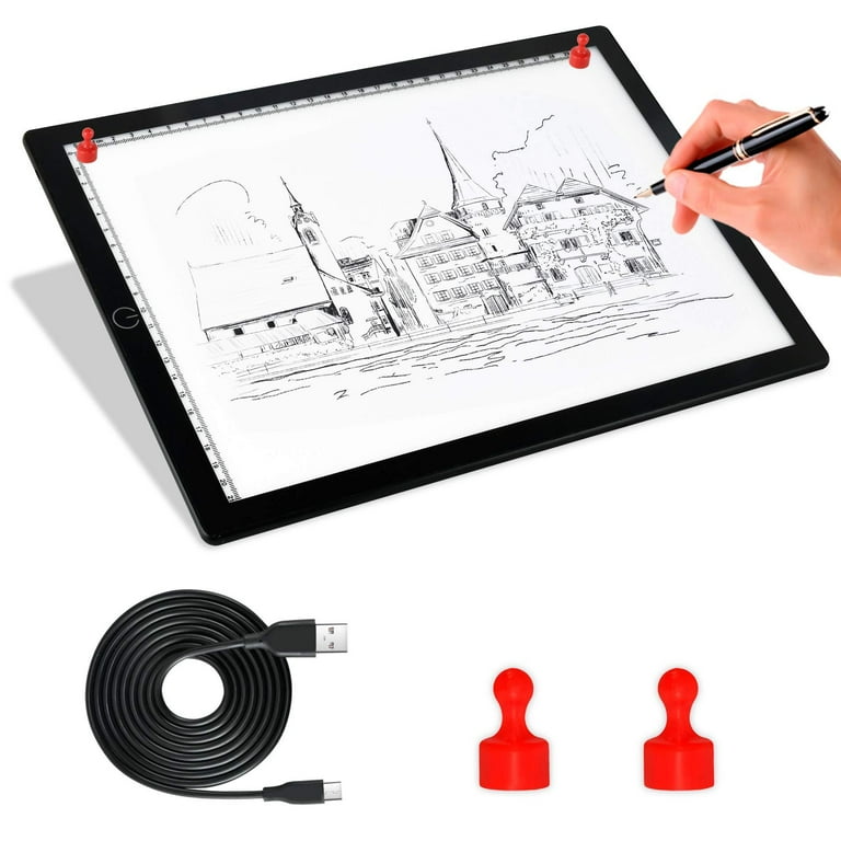 A3 LED Drawing Pad Tablet Drawing Pad Box Board Drawing Tracing Tracer Copy  Board Table Pad Led Light Pad Copy Board Stencil - Price history & Review