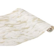 Con-Tact Brand 09F-C9533-12 a Con-Tact Brand, 18" x 9', White Marble Vinyl Self-Adhesive Shelf and Drawer Liner