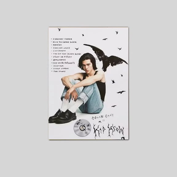 conan gray poster kid krow poster album poster prints wall decor posters album cover pop music Poster Size 24''x36'' The Golden Shop