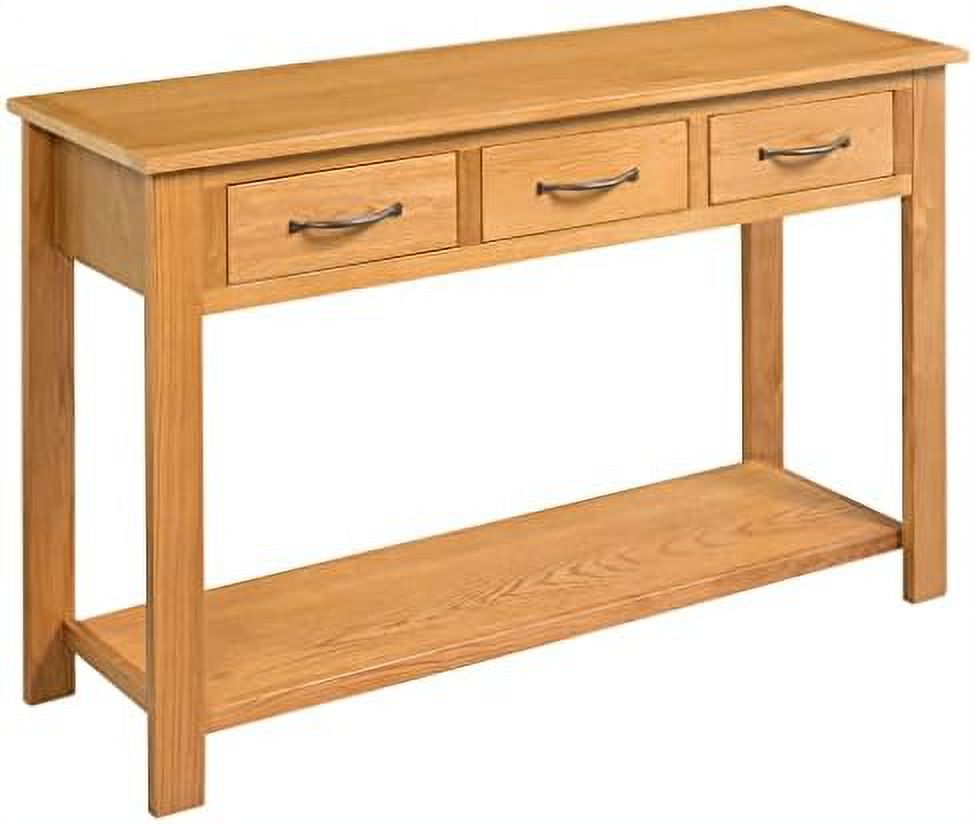 console table, entryway table with 3 drawers and 1 shelf, narrow side