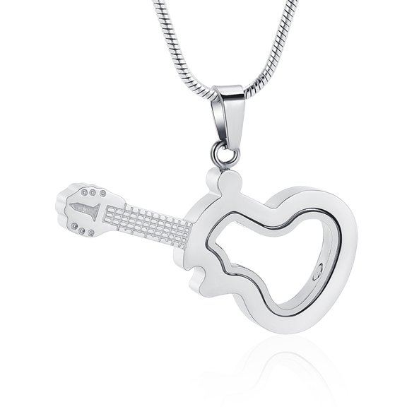 constantlife Glass Guitar cremation ashes jewellery small urns for ashes