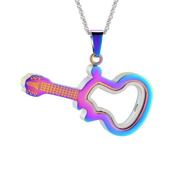 constantlife Glass Guitar cremation ashes jewellery small urns for ashes