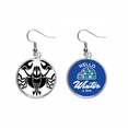 thumbnail image 1 of constellation cancer zodiac symbol dangle drop winter ice earring jewelry, 1 of 4