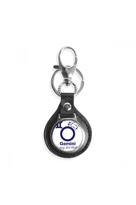 constellation fate birthday celebration geni key link chain keyholder finder hook metal
