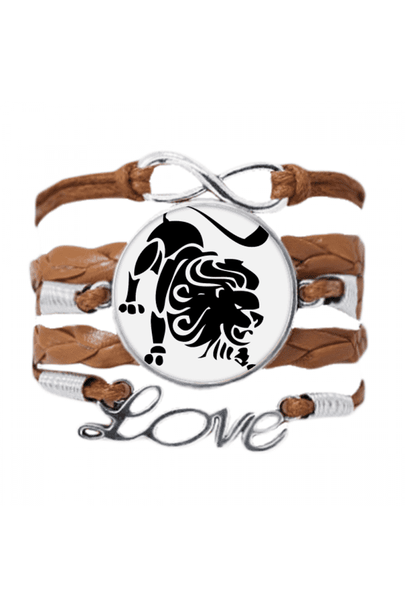 constellation leo zodiac sign bracelet love chain ornament wristband