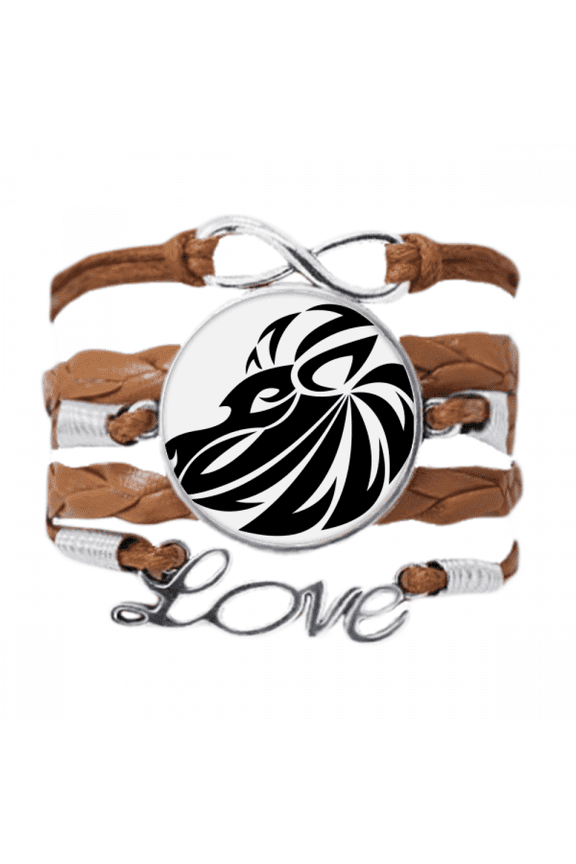 constellation leo zodiac symbol bracelet love chain ornament wristband