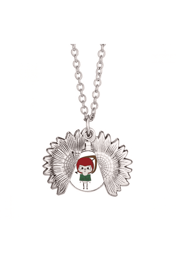 constellation luck tendency sagittarius zeuss uu sunflower necklace pendant locket jewelry