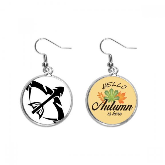constellation sagittarius zodiac sign earring dangle autumn earring jewelry