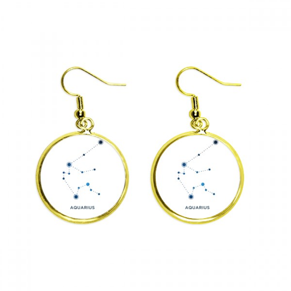 constellation sign zodiac earring dangle en drop earring jewelry woman