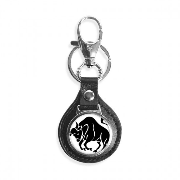 constellation taurus zodiac sign key link chain keyholder finder hook metal
