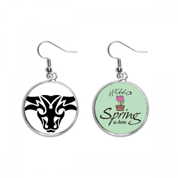 constellation taurus zodiac symbol decoration dangle season sp earring jewelry