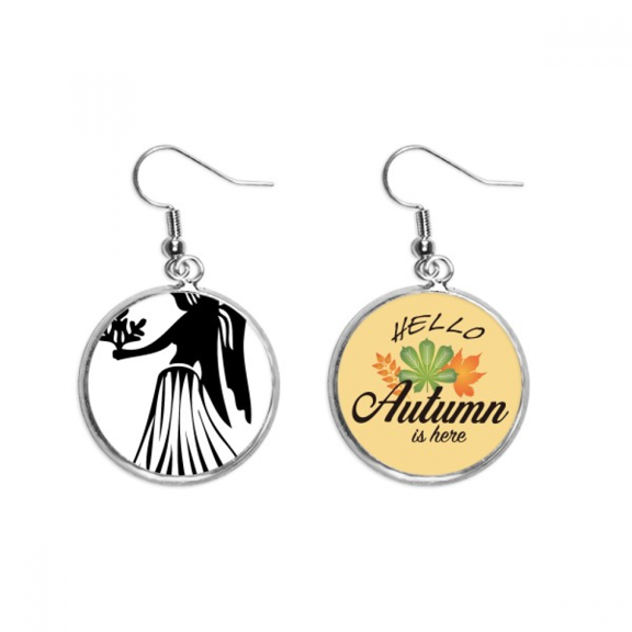 constellation virgo zodiac sign earring dangle autumn earring jewelry