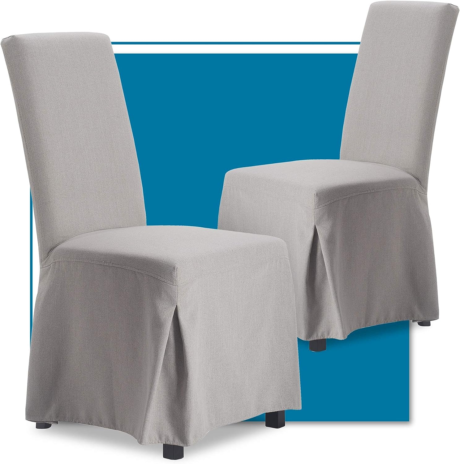 contemporary dining chair, set of two, high back upholstered, removable