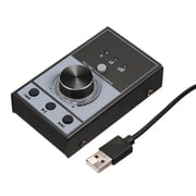 controller,Computer Audio Adjuster Mute 3 Pc Computer Audio Modes And Play Buzhi Knob Pc Computer One-click Mute Adjuster One-click Modes And Usb Knob Black