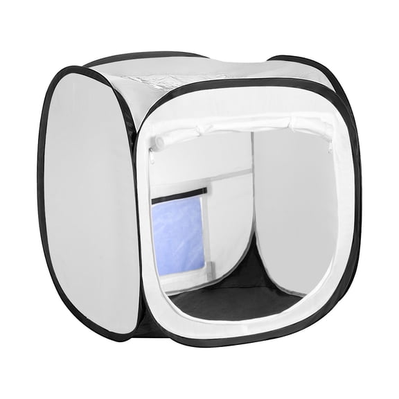 convenient Paint Booth Tent 15.94x15.94x16.9 in Pop Up with Mesh Door for Small Models Sculptures Vases Photo Frames