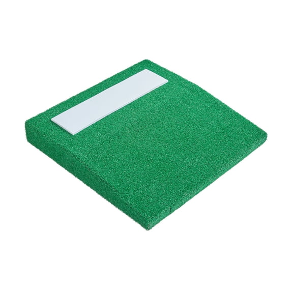 convenient Pitching Mound for Baseball Softball, Indoor Outdoor Use with Shock-Absorbing Turf, Rubber & Carry Handle