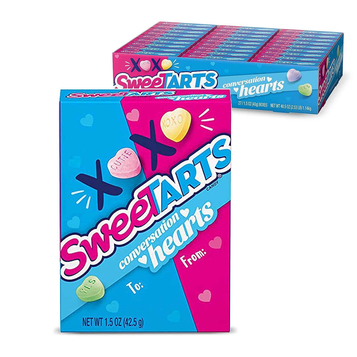 conversation valentine’s day candy sweet and sour candy individual candy boxes for classroom