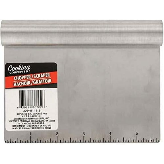 cooking concepts stainless-steel chopper/scraper