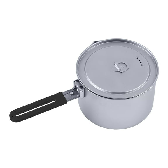 cookware,Fit All Cookware Universal Handle Pot With Pot Cookware With Lid Stock Universal Stove With Universal Fit Lid Collapsible Fit Portable Cookware Soup Pot Silver 2L