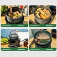 thumbnail image 1 of cookware,Pot Kettle Set Kit Mess Kit Pan Pot Kettle 2-3 Person Kit And Pan Set 2-3 Person Picnic 5pc Cookware Mess, 1 of 5