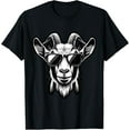 thumbnail image 1 of cool Goat with Sunglasses T-Shirt, 1 of 7