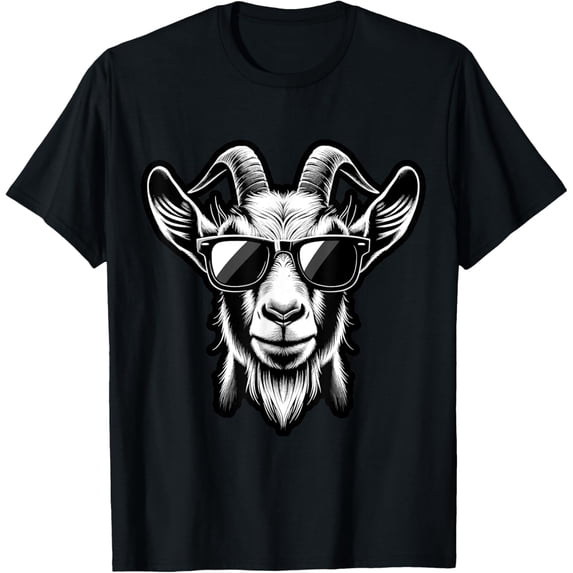 cool Goat with Sunglasses T-Shirt